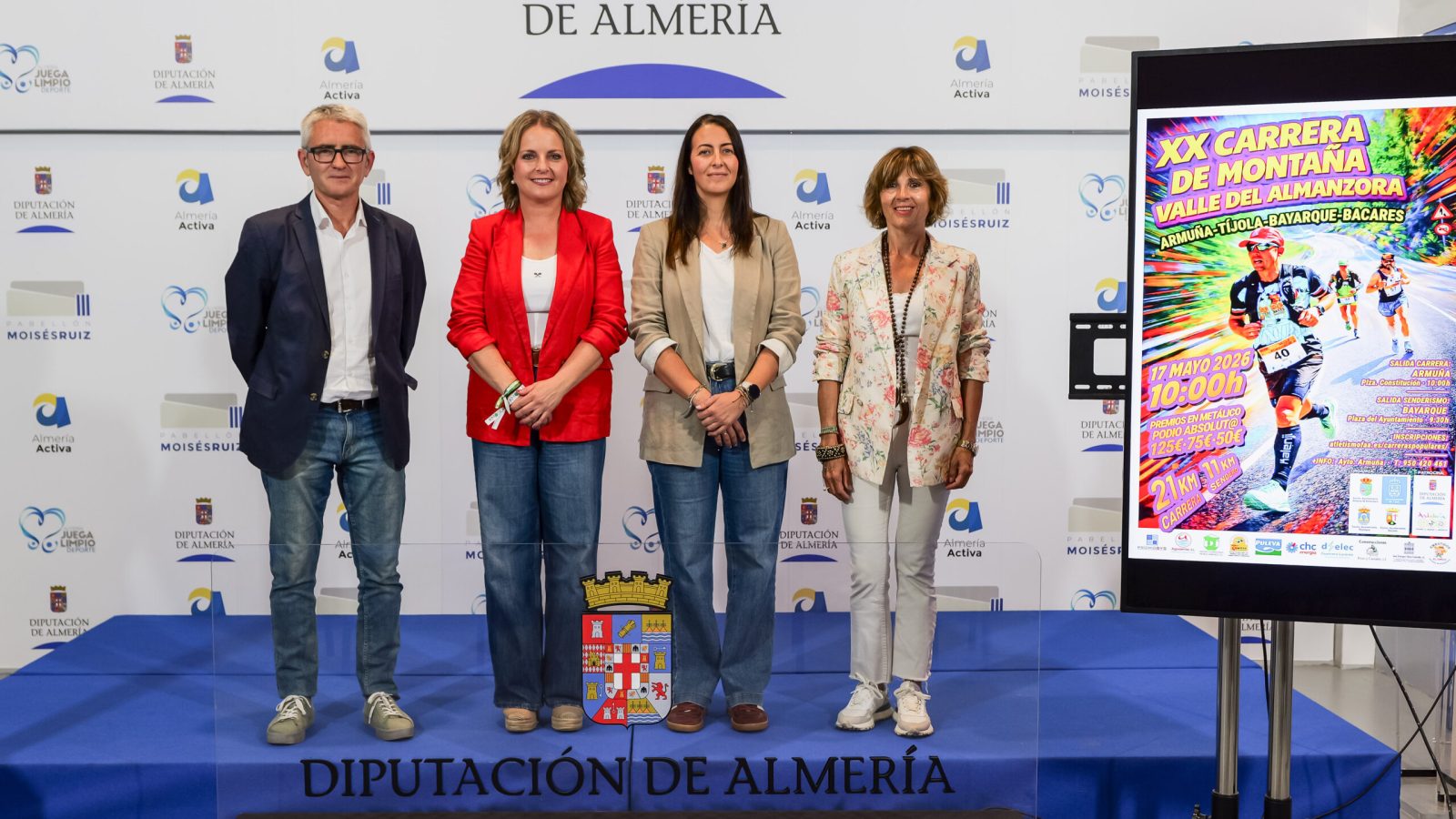 Presentación de la XX Carrera de Montaña Valle del Almanzora en la Diputación de Almería