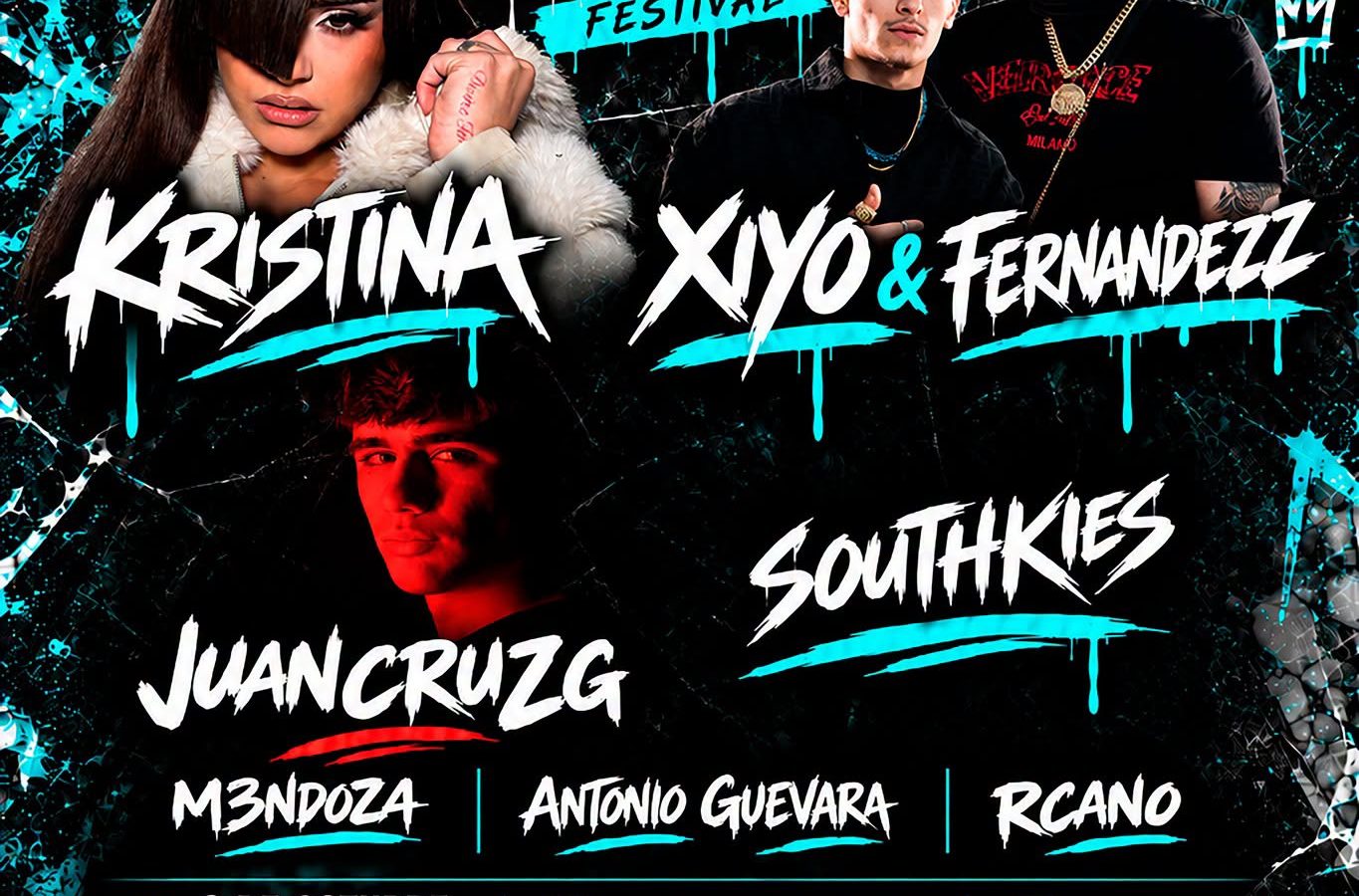 Cartel del Marble Music Urban Festival de Macael, el 3 de octubre, con sus artistas