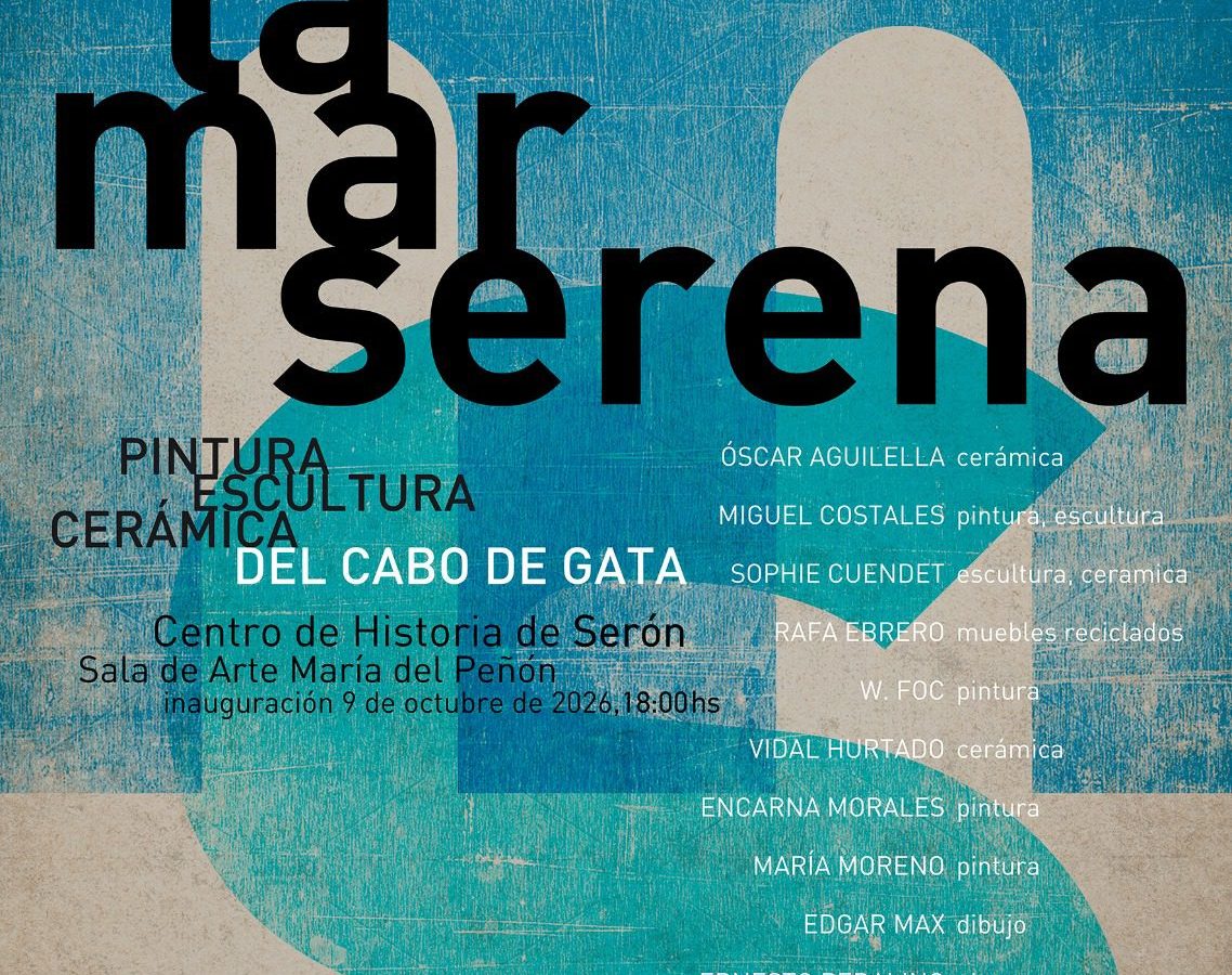 Cartel de la exposición ‘De la mar serena’ en el Centro de Historia de Serón